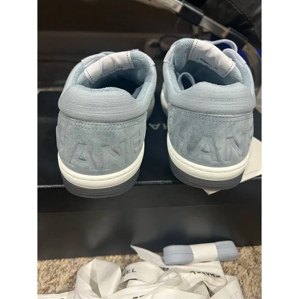 Gorgeous chanel light blue sneakers size 36